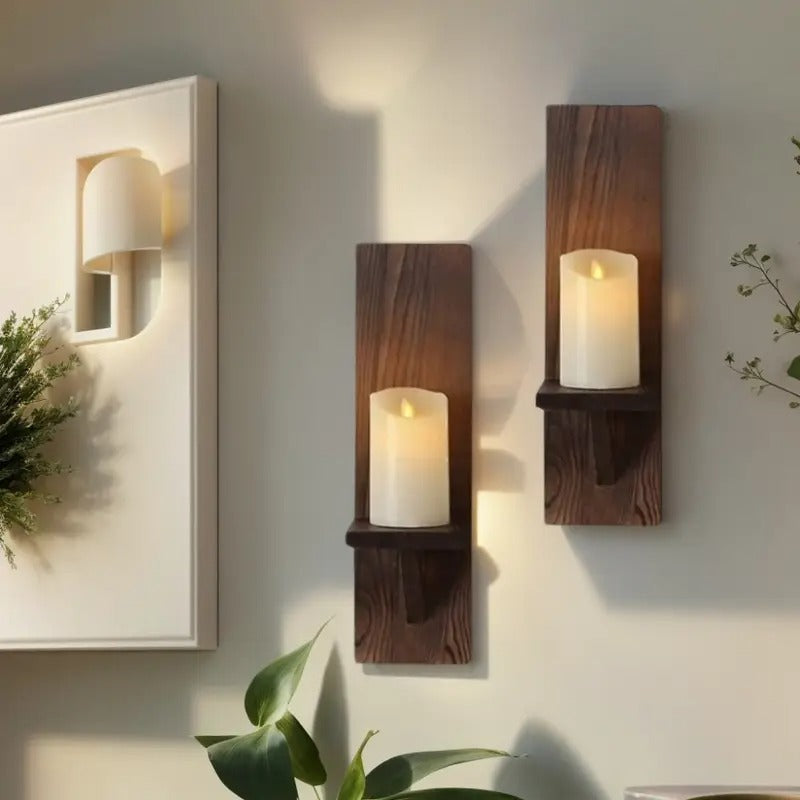2 pièces Porte-bougie