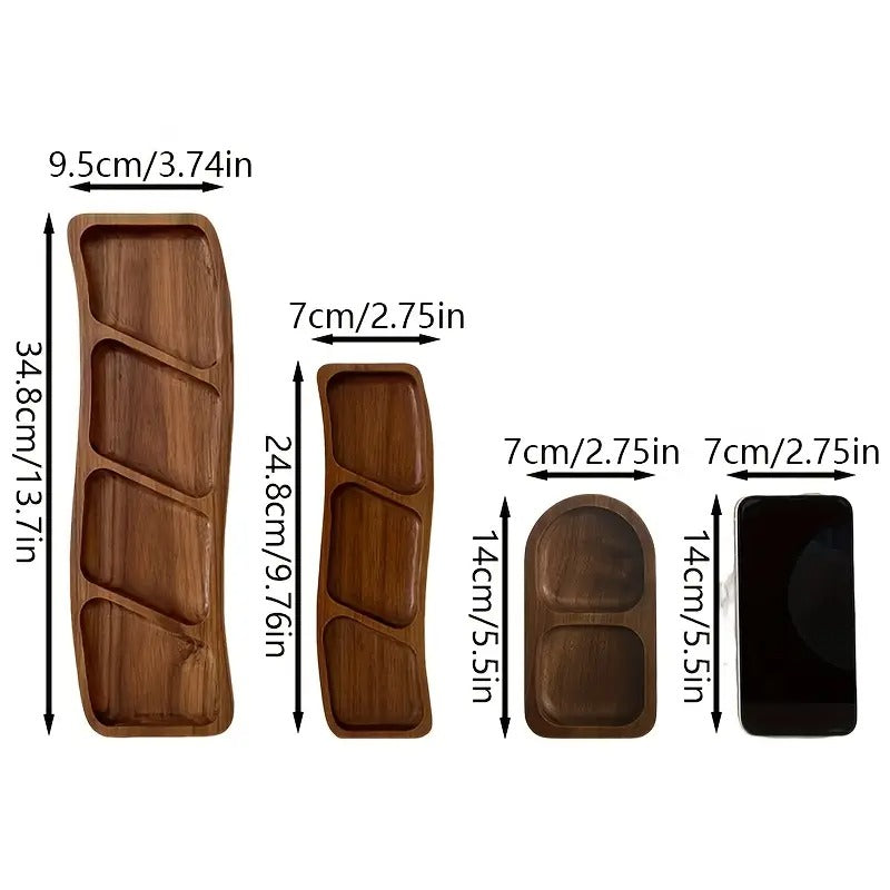 Plateau à Snacks en Bois Polyvalent