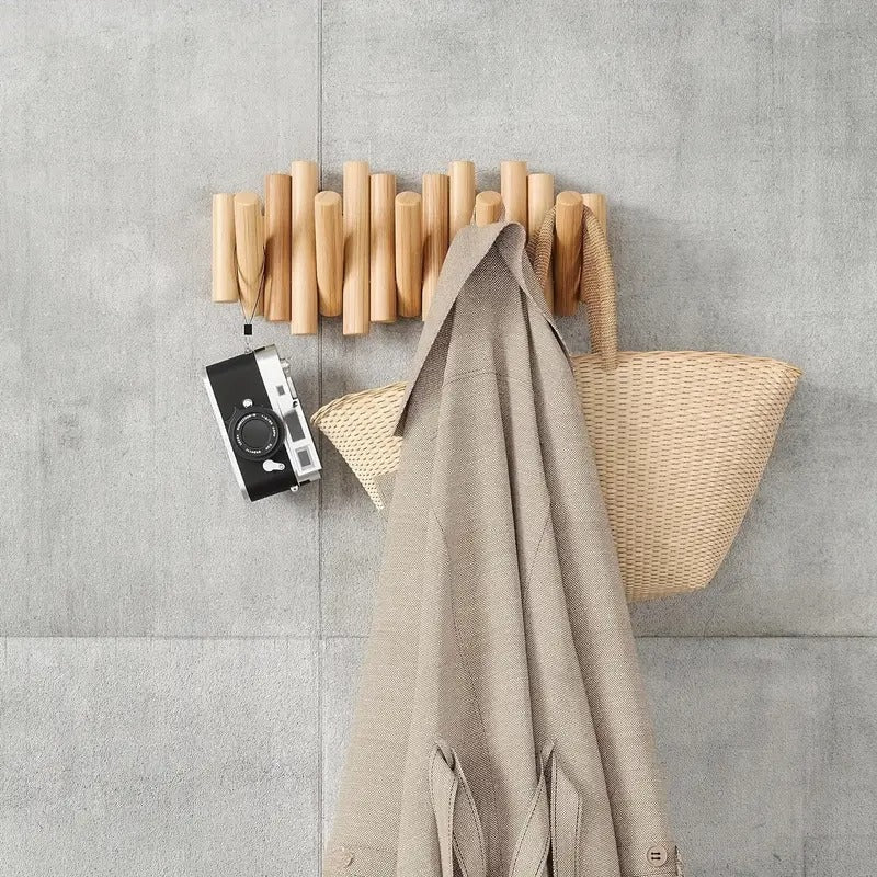 Porte-Manteau en Pin de Nouvelle-Zélande