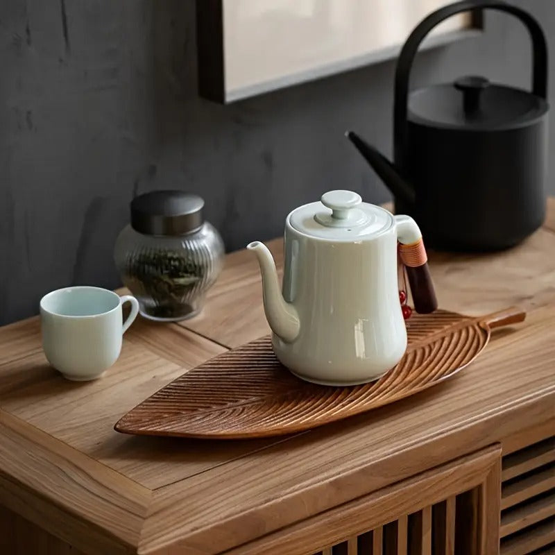 Plateau en bois de noyer vintage