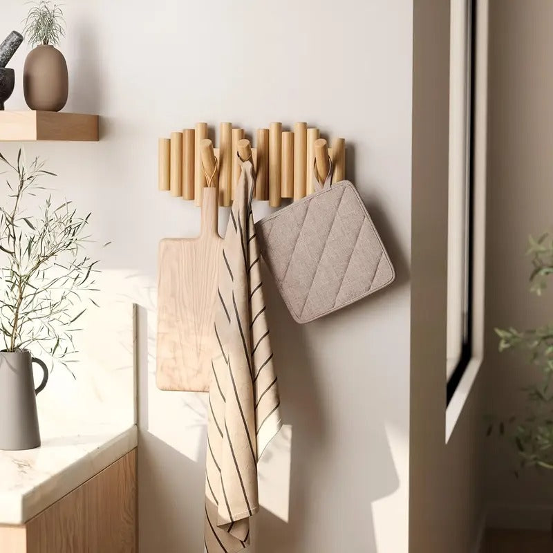 Porte-Manteau en Pin de Nouvelle-Zélande
