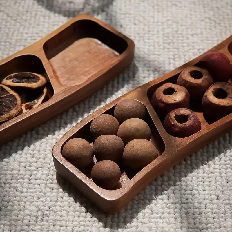 Plateau à Snacks en Bois Polyvalent